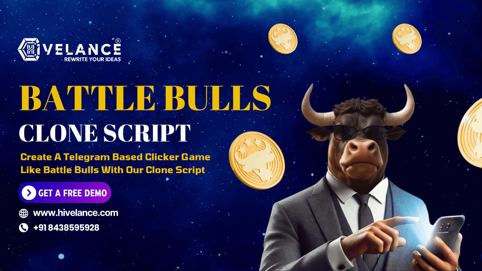 Battle Bulls Clone Script: Build a Tap-to-Earn Clicker Game