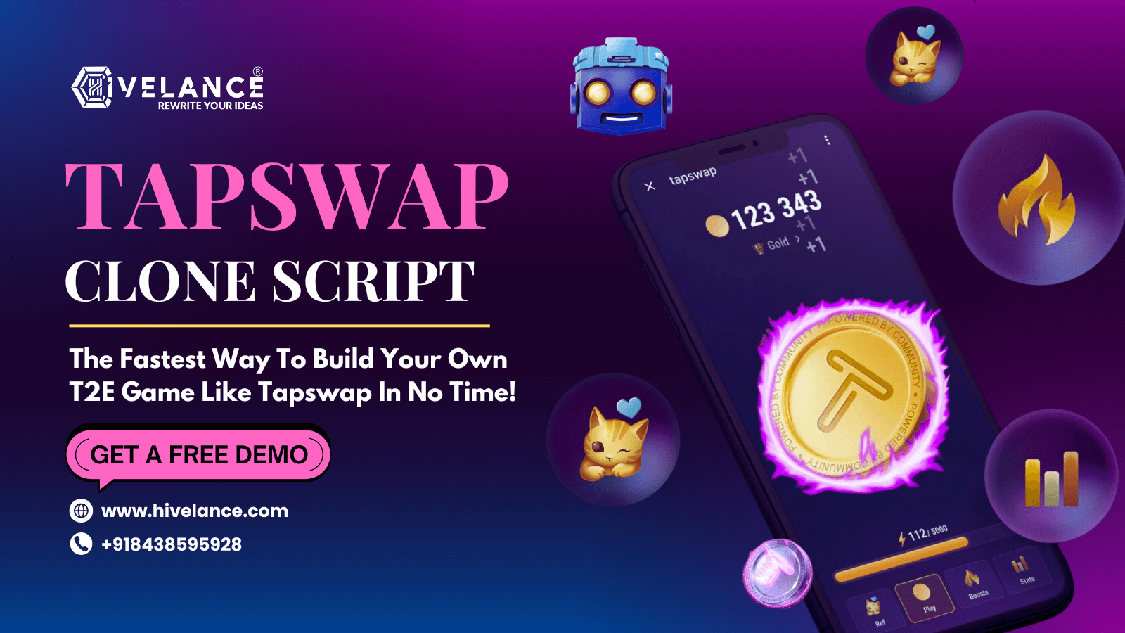 TapSwap Clone Script: The Fastest Way To Launch A Telegram-Based T2E Game Like TapSwap