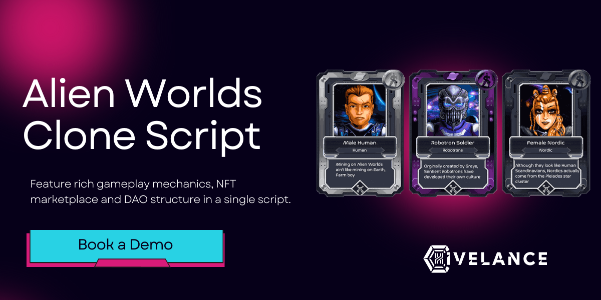 Alienworlds Clone Script - Create NFT Metaverse game like Alien Worlds