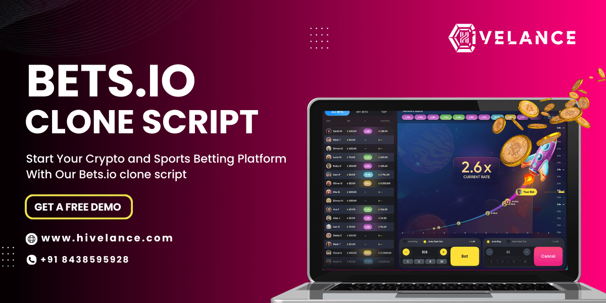 Bets.io Clone Script: Launch Your Own Bitcoin and Crypto Betting Platform