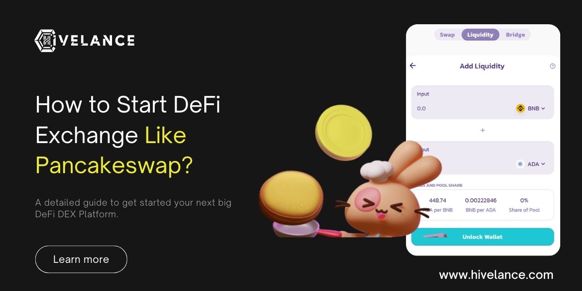 How to create DeFi Exchange like Pancakeswap?