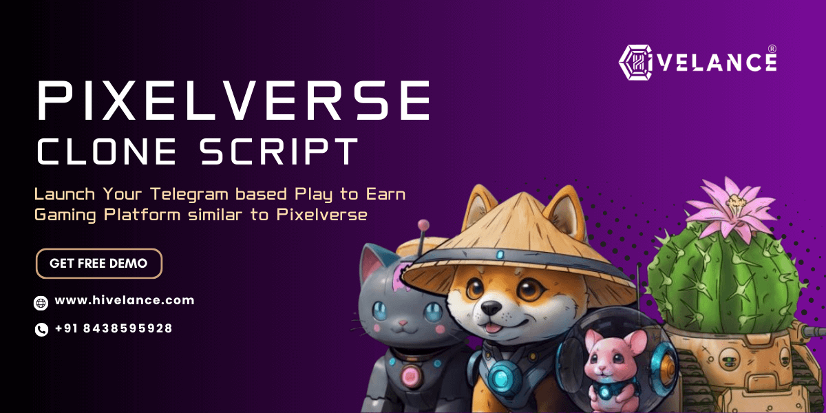 Pixelverse Clone Script - Launch Your Telegram Tap-to-Earn Crypto Game