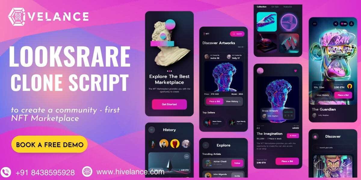 LooksRare Clone Script To Create A community-first NFT Marketplace