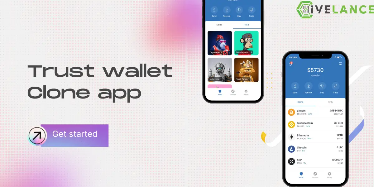 Trust Wallet Clone Script - Create and launch a cryptocurrency wallet like Trust Wallet with Hivelance!